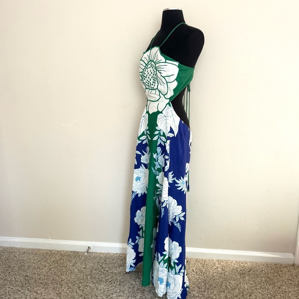 FARM Rio Soft Garden Flower Maxi Dress Size XL - Picture 7 of 14
